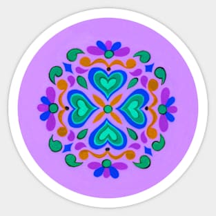 Hearts all Around Sticker